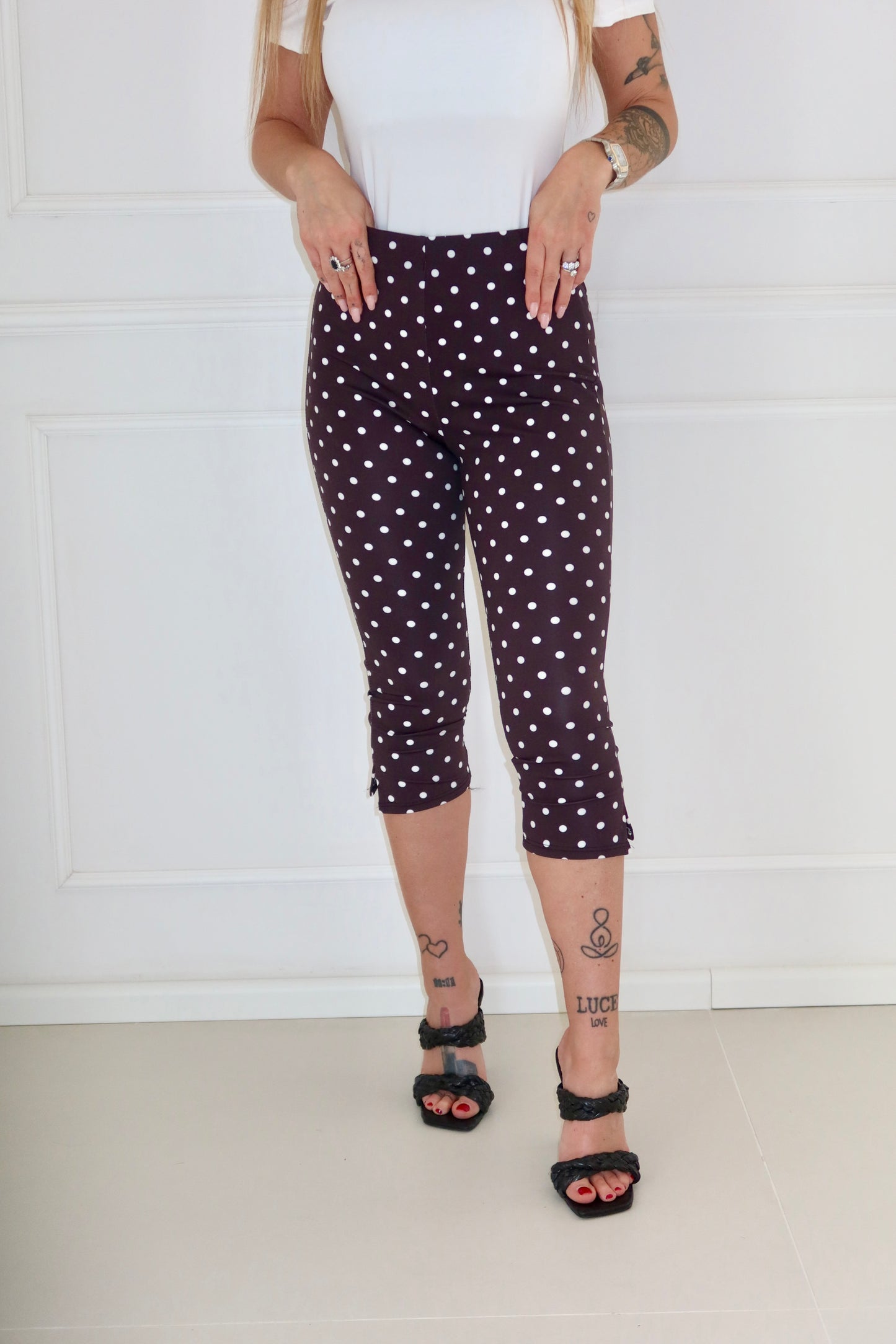 Pantalone Capri Pois