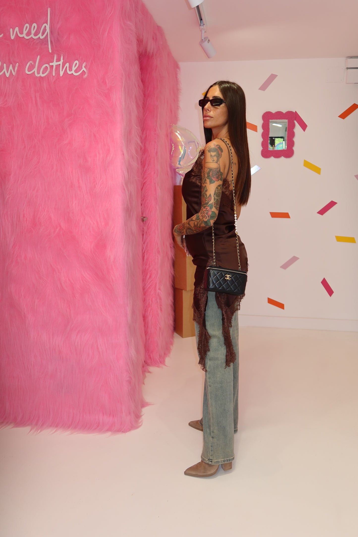 Abito Pizzo Asimmetrico