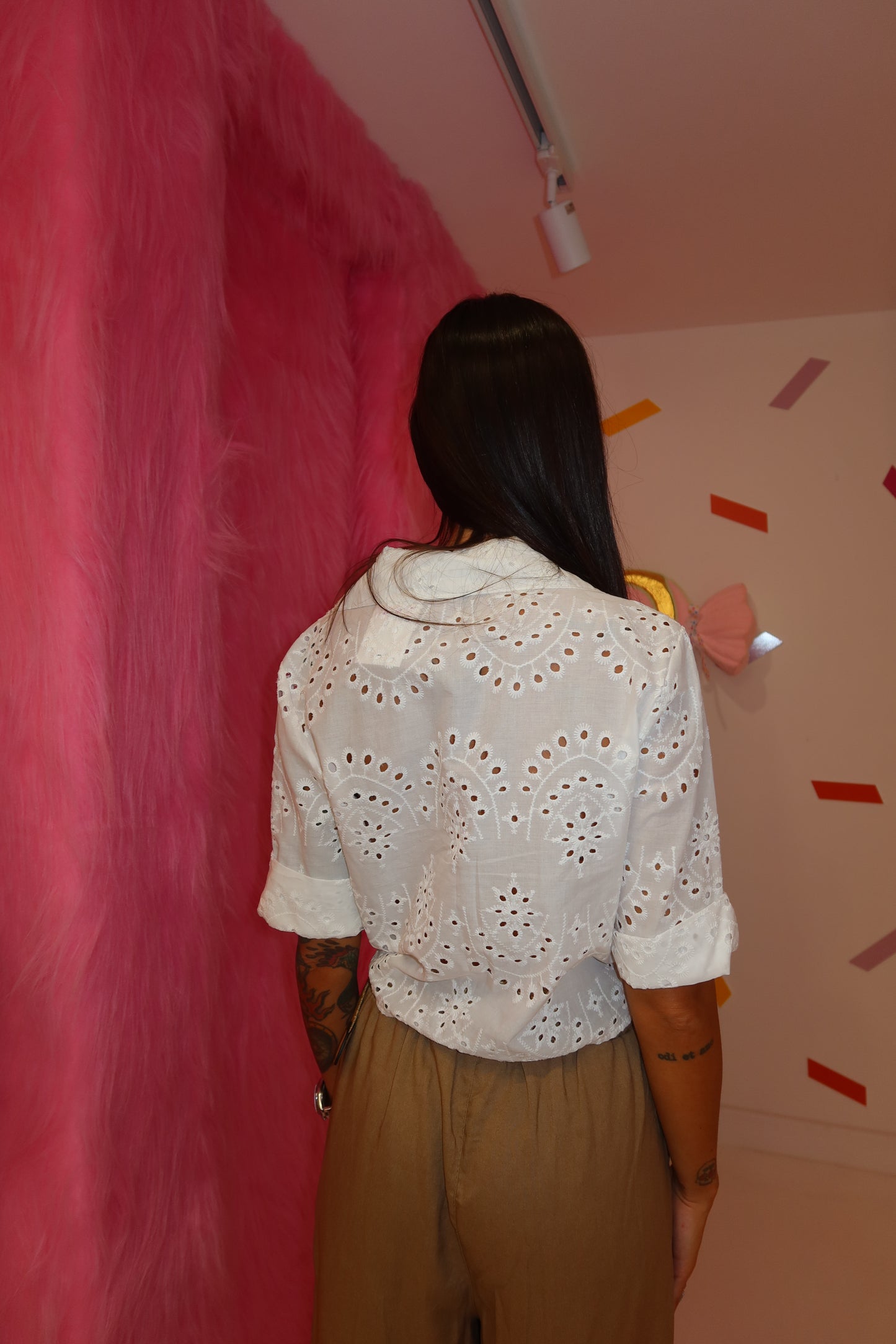 Camicia Pizzo Sangallo