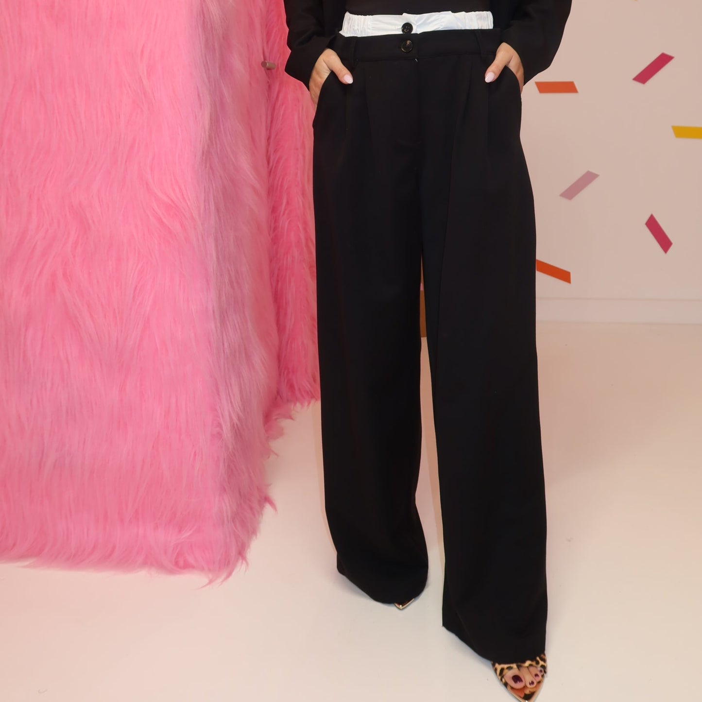 Pantalone Black and White