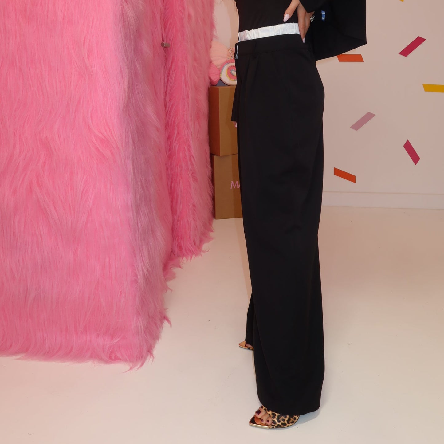 Pantalone Black and White