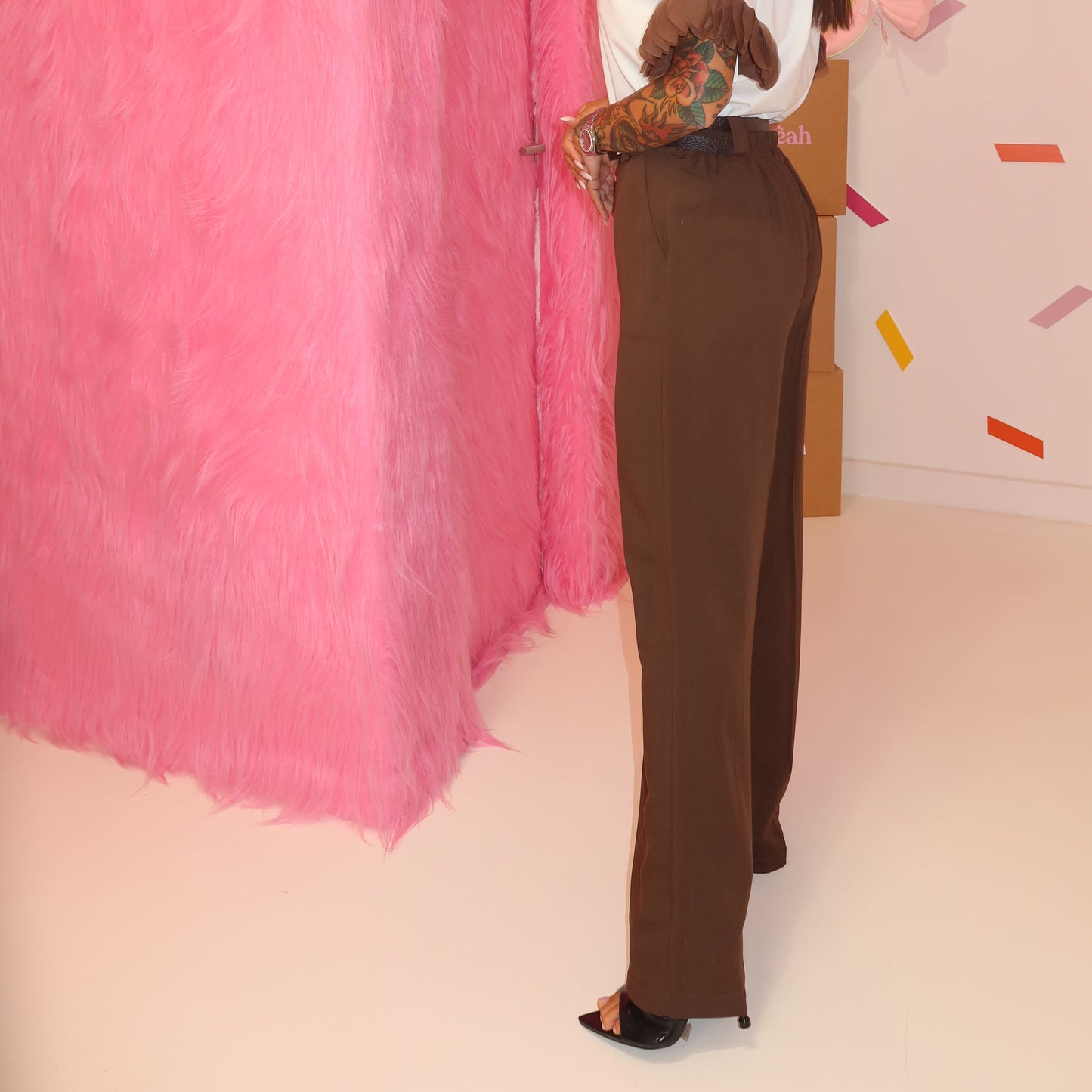 Pantalone Marrone Cintura