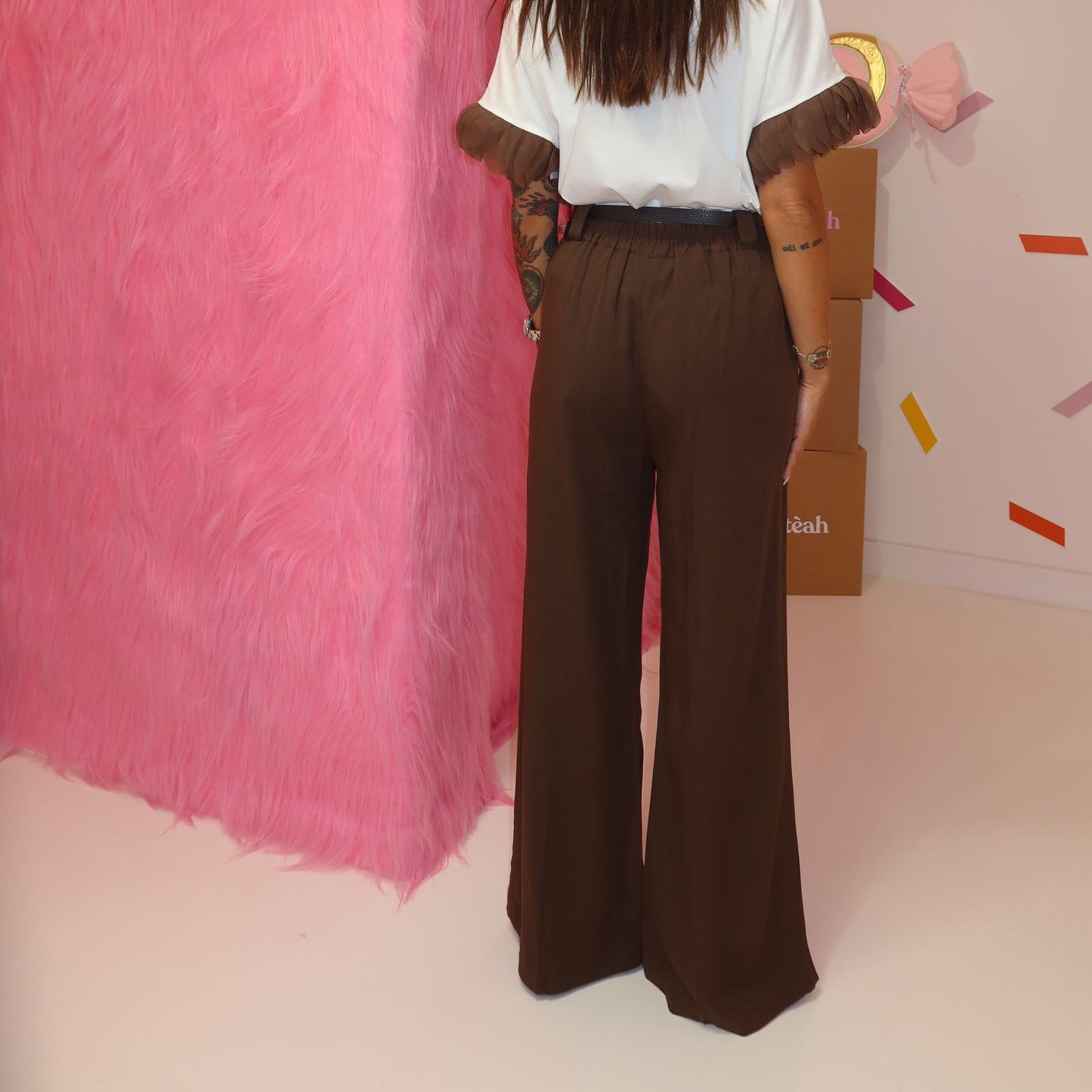 Pantalone Marrone Cintura