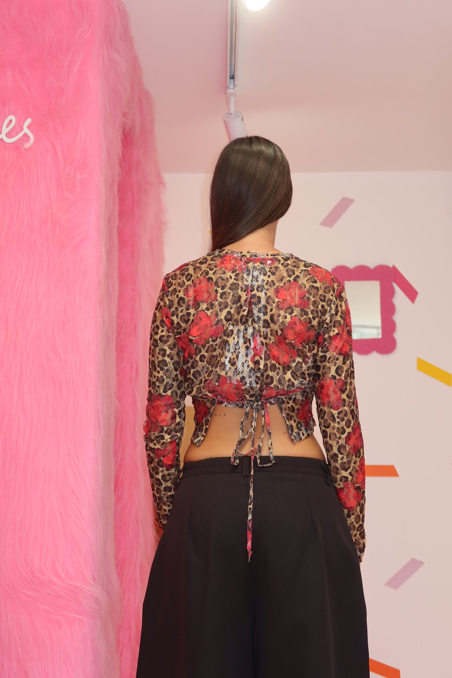 Crop Top Animalier
