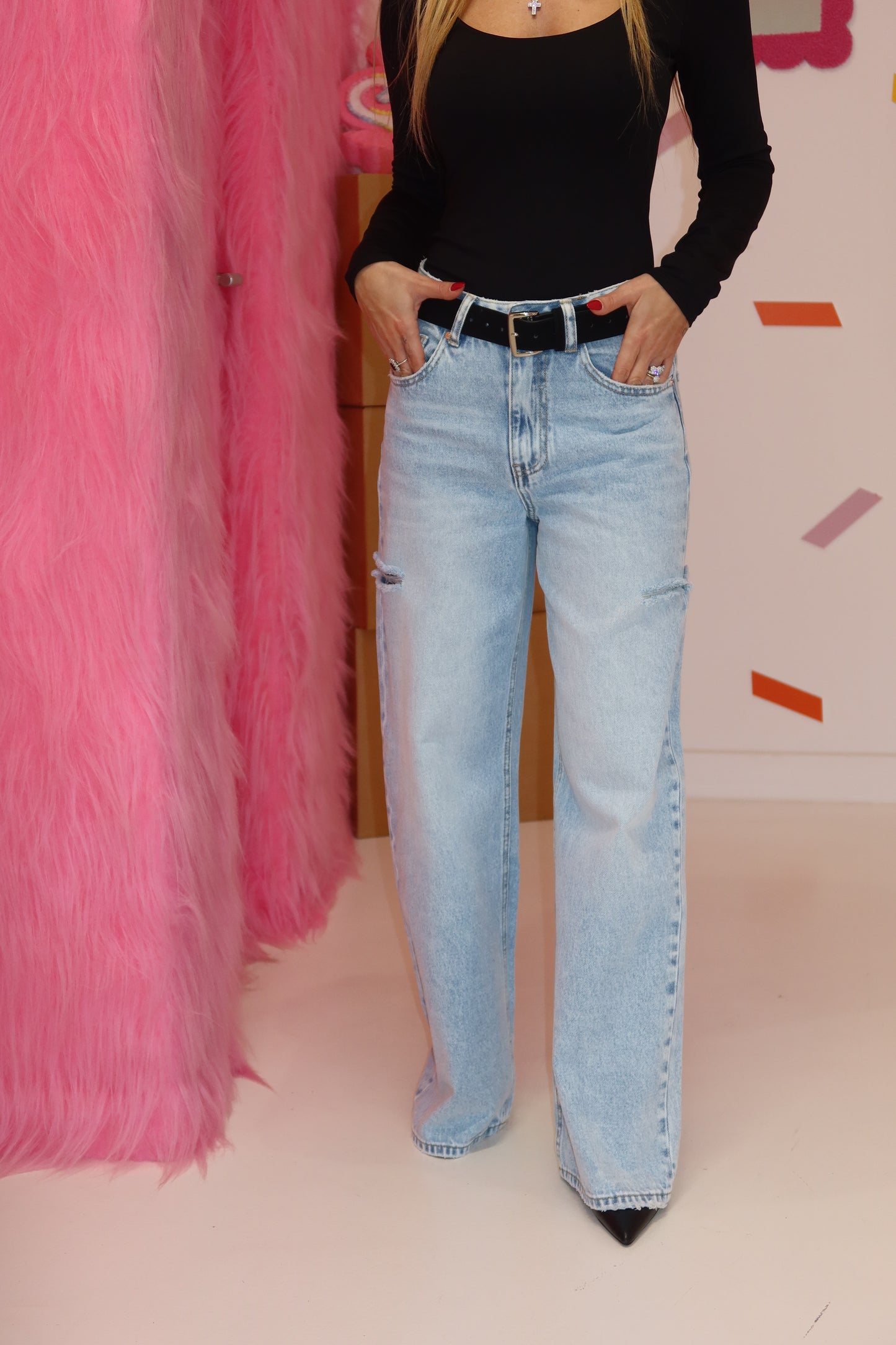 Jeans Strappi