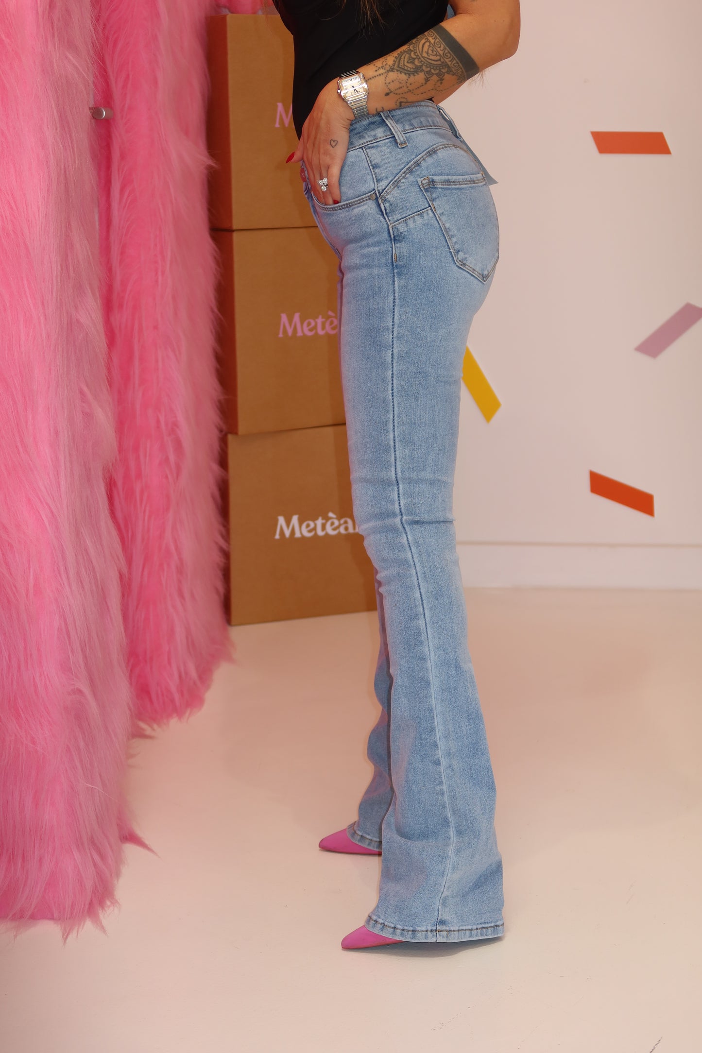 Jeans Flare Push-Up