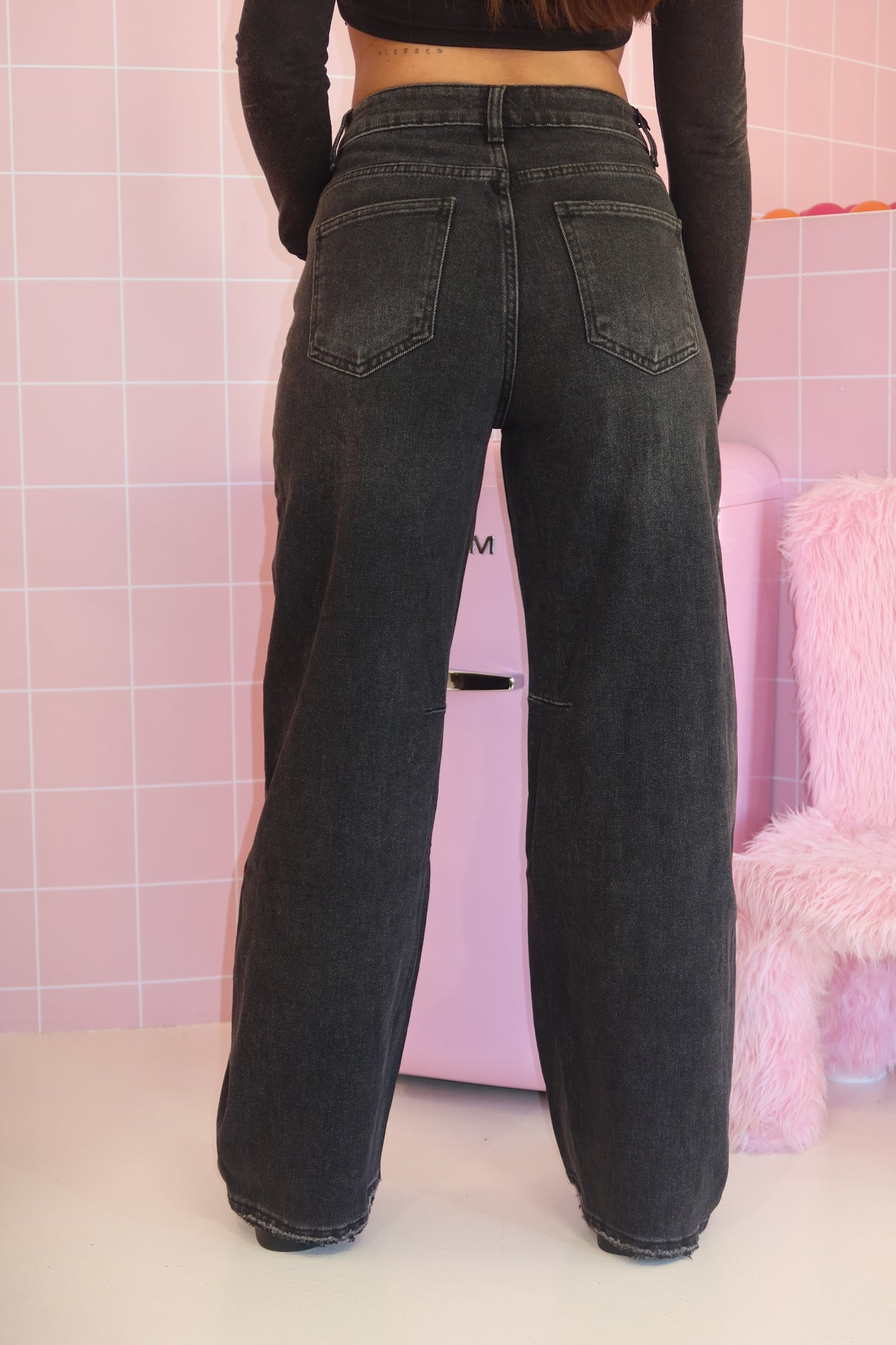 Jeans Noir Barrel