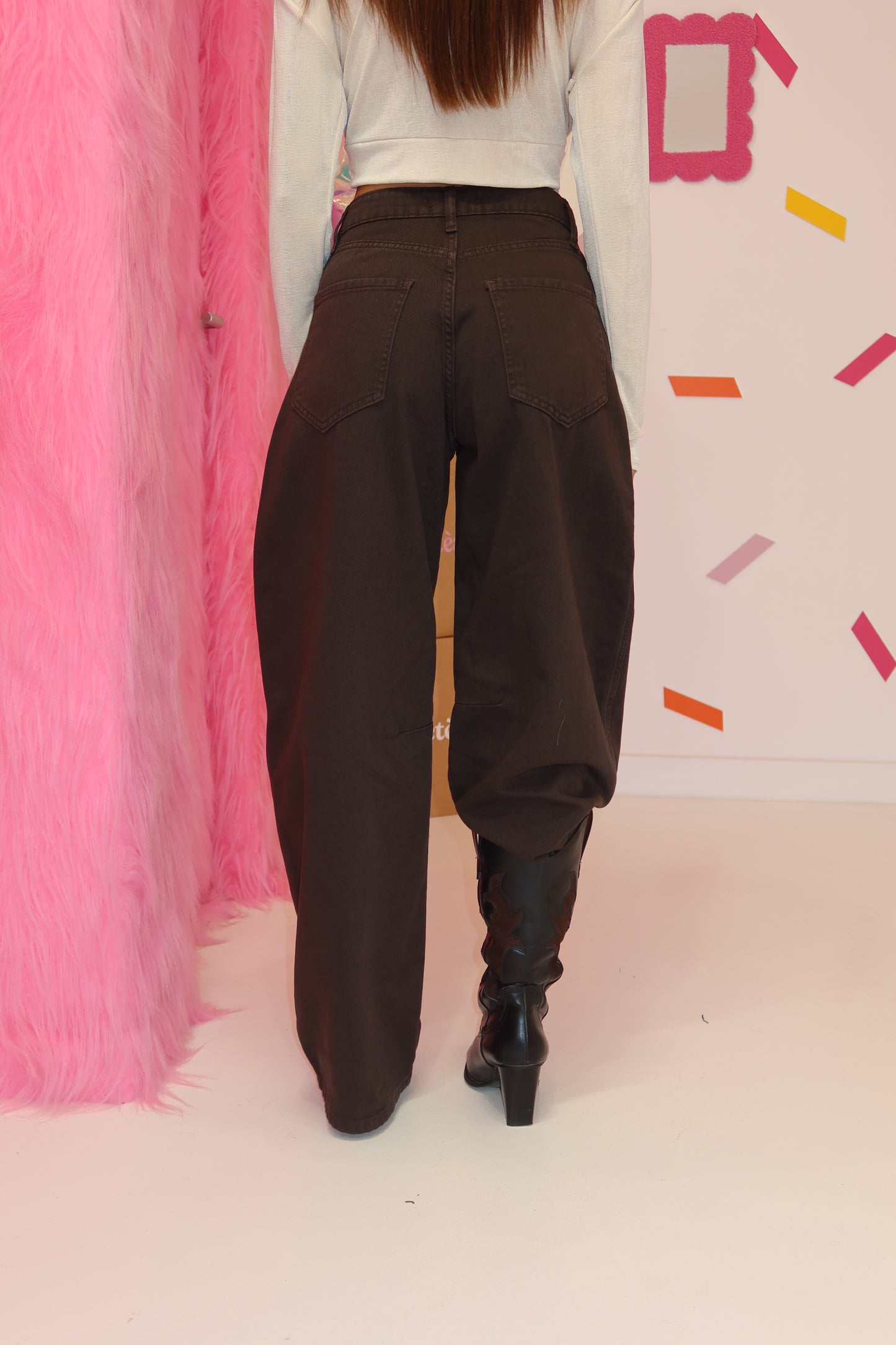 Jeans Ballon Brown