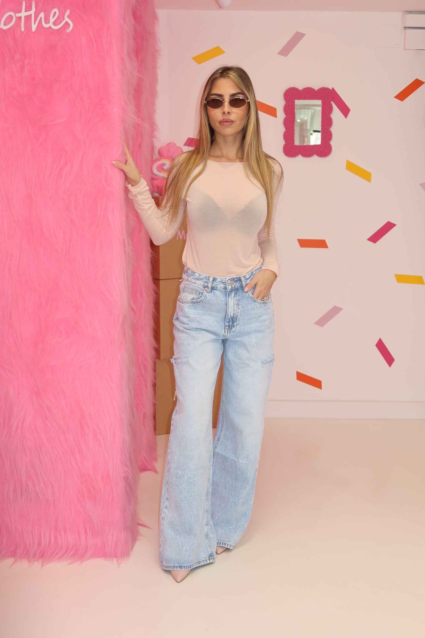 Maglia Velata Rosa