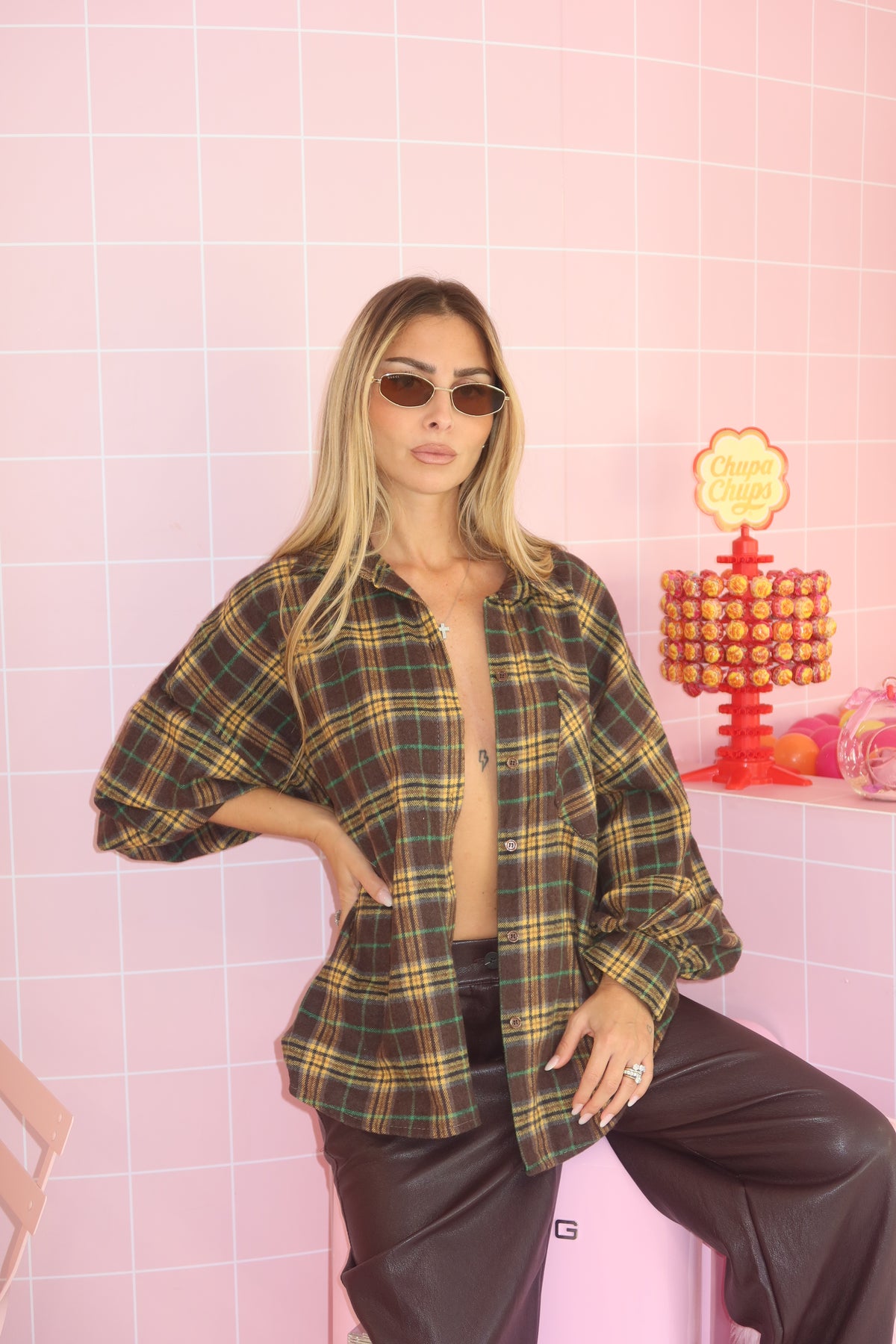 Camicia Over Quadri