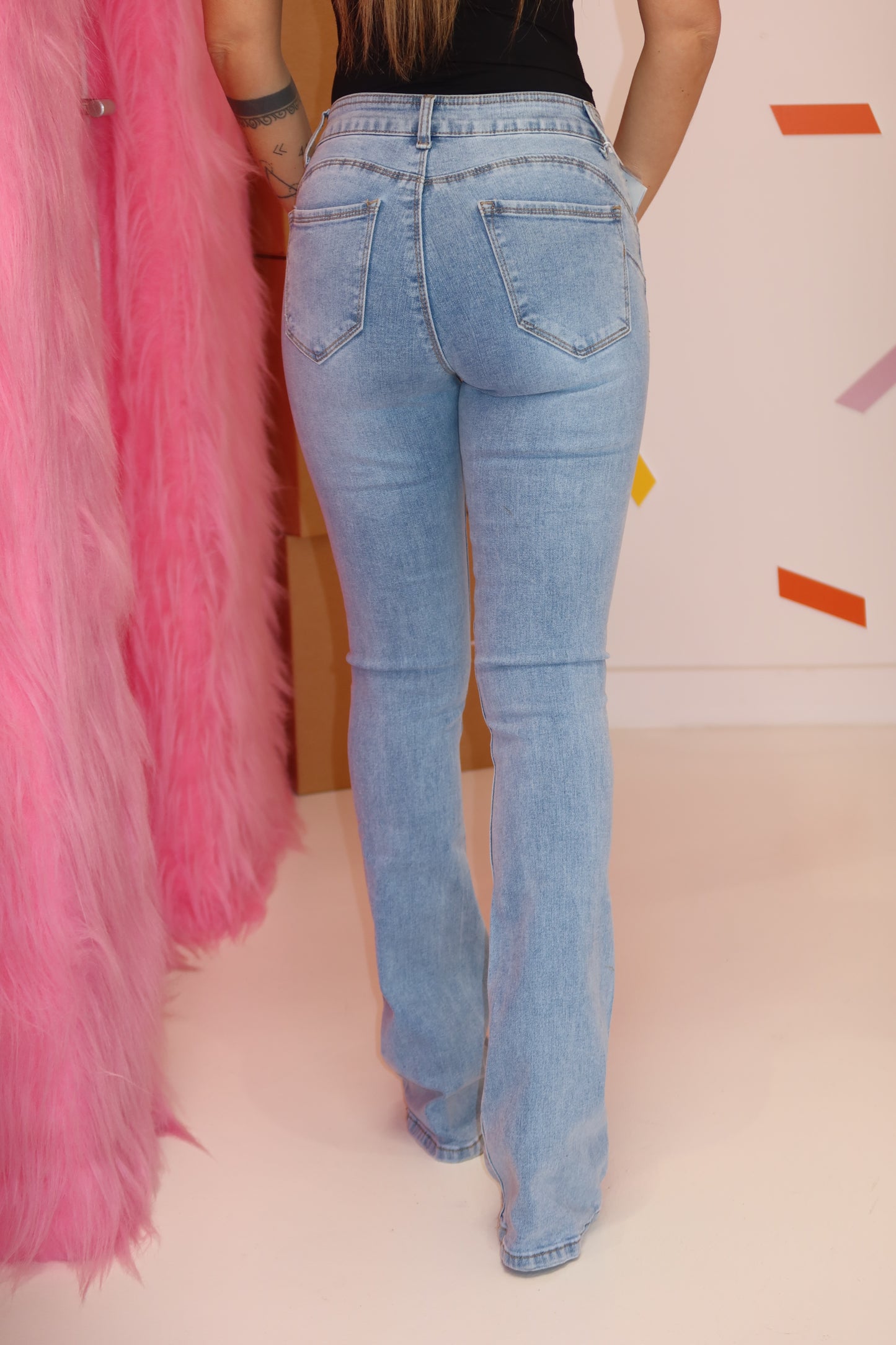Jeans Flare Push-Up
