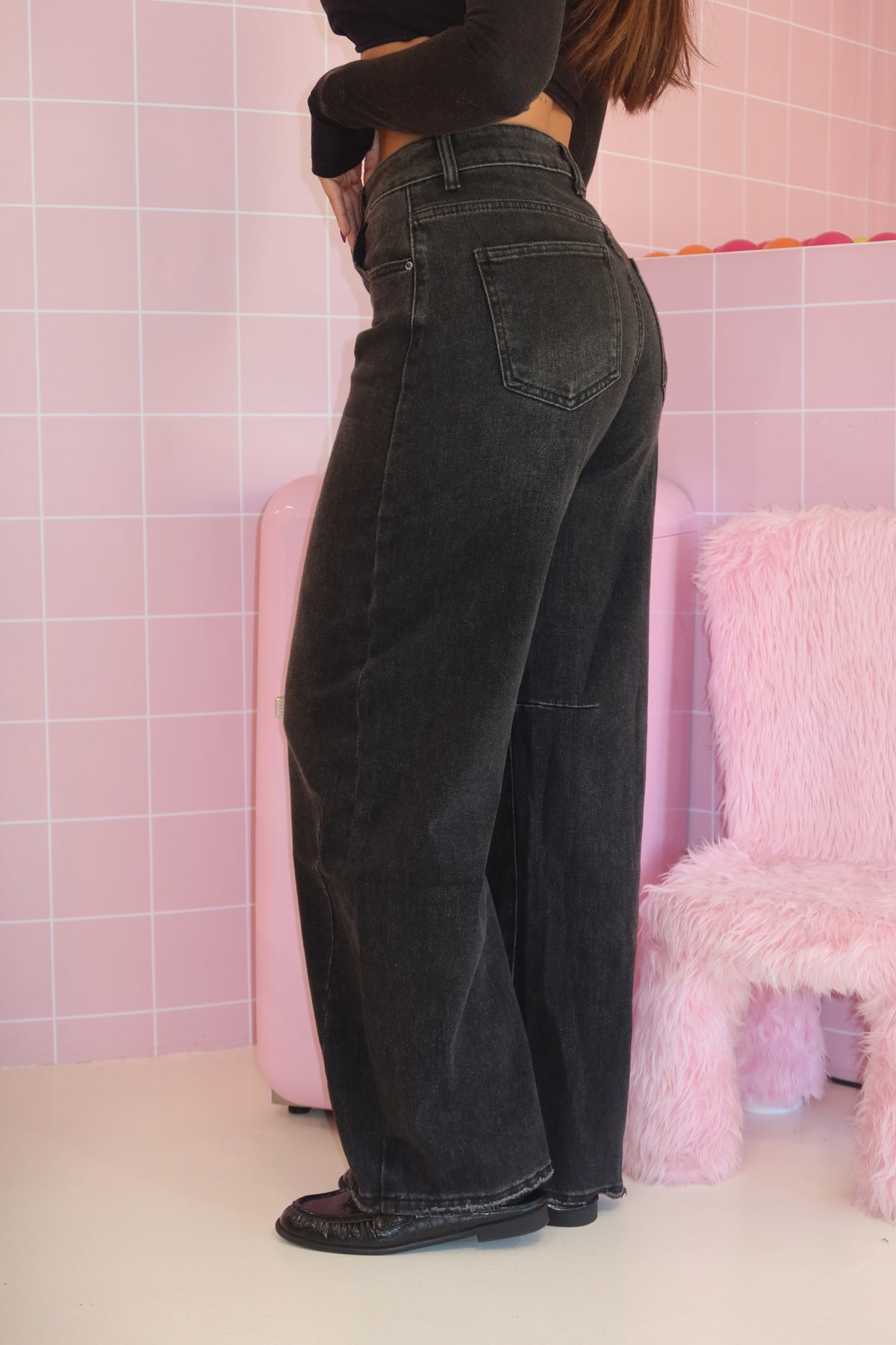Jeans Noir Barrel