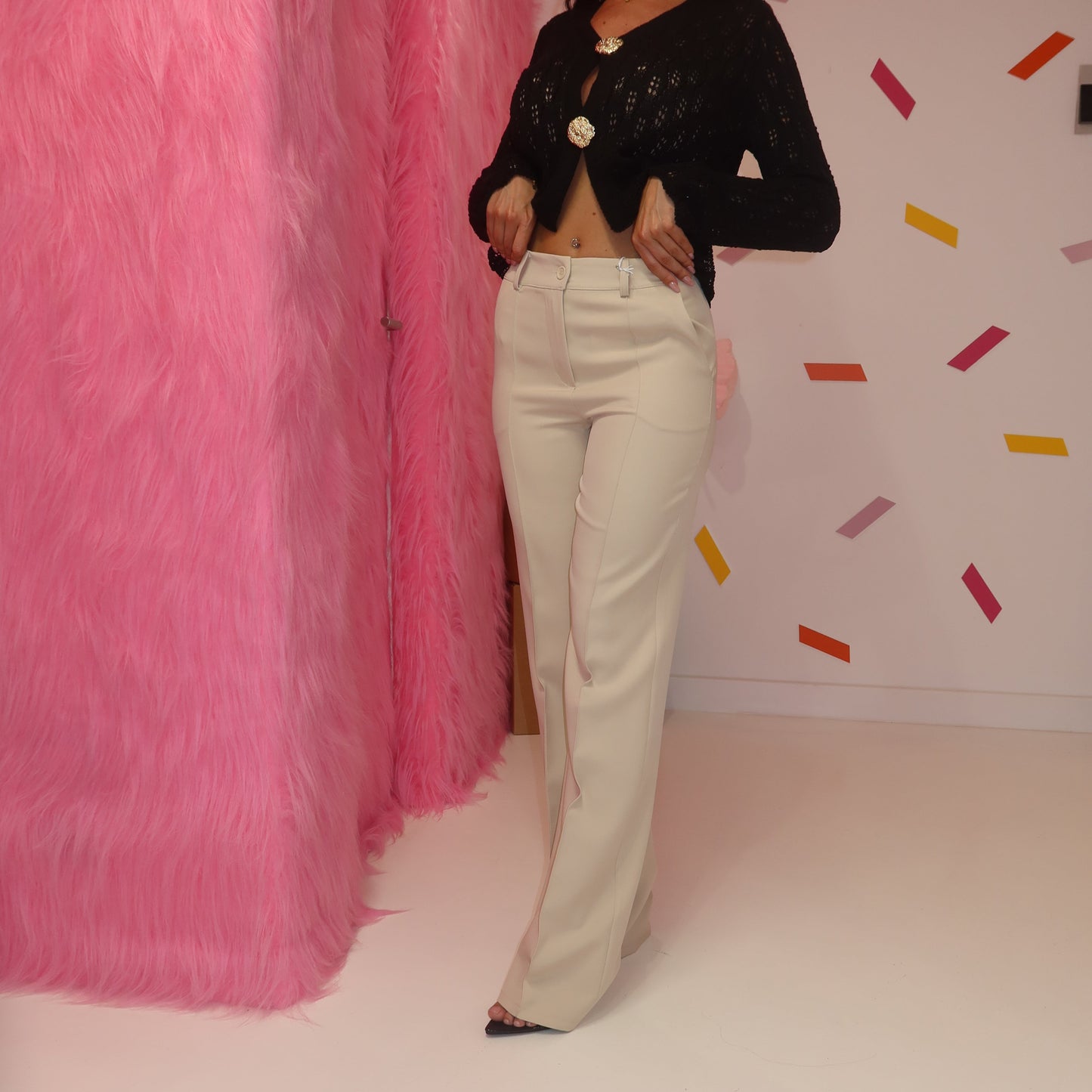Pantalone Beige