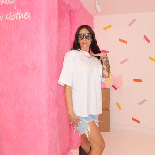 T-shirt Spalline White