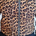 Giacca bomber animalier