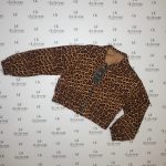 Giacca bomber animalier